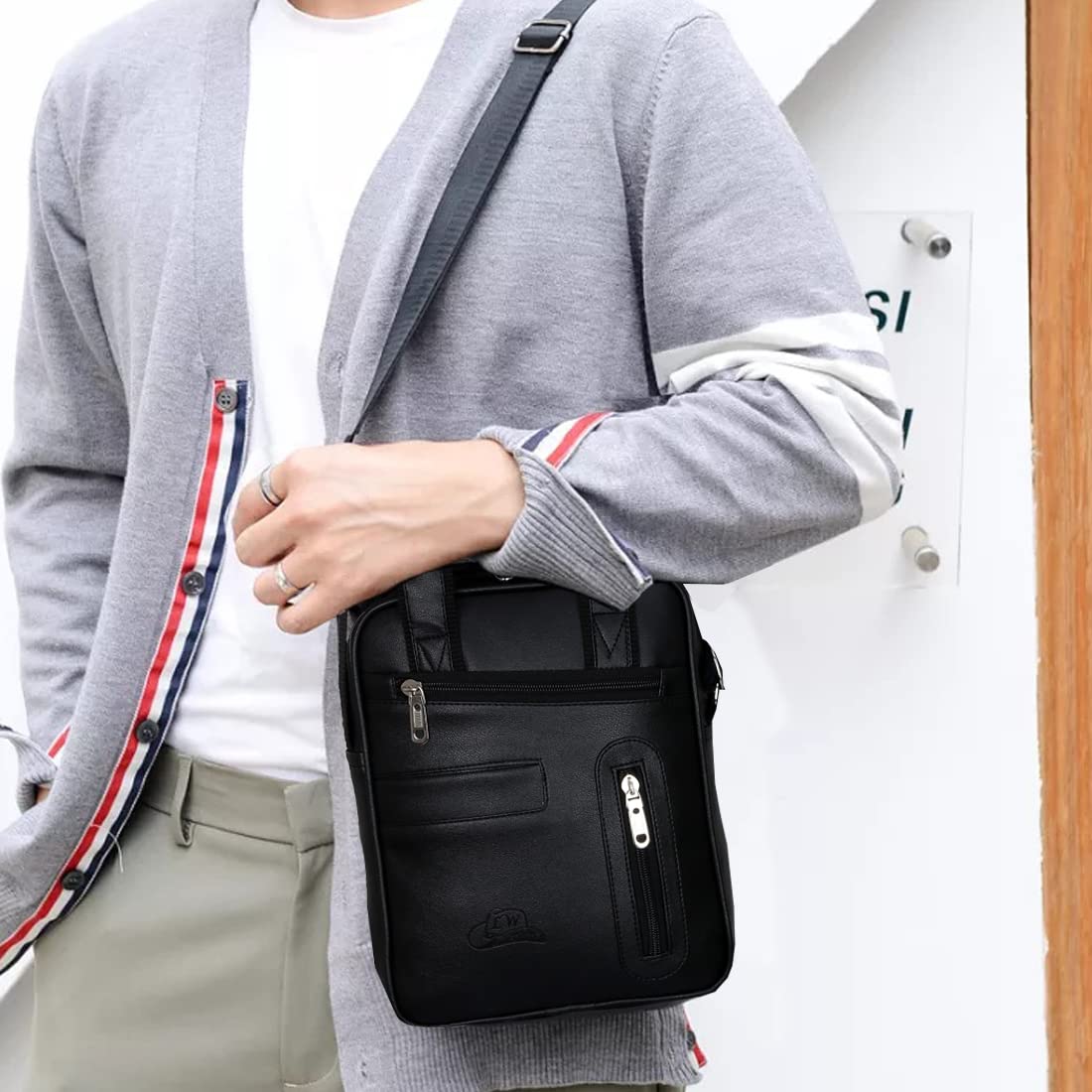 Man Leather Bag Shoulder Crossbody Male Business Messenger Shipping Handbag  - Shoulder Bags - Aliexpress