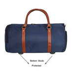 Load image into Gallery viewer, Leather World 46.2 Liter Nylon Water Resistant Sports Gym Travel Weekender Duffel Bag with Shoe Compartment for Men and Women
