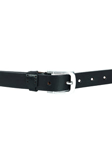 Women Casual, Evening, Party, Formal Black Genuine Leather Belt
