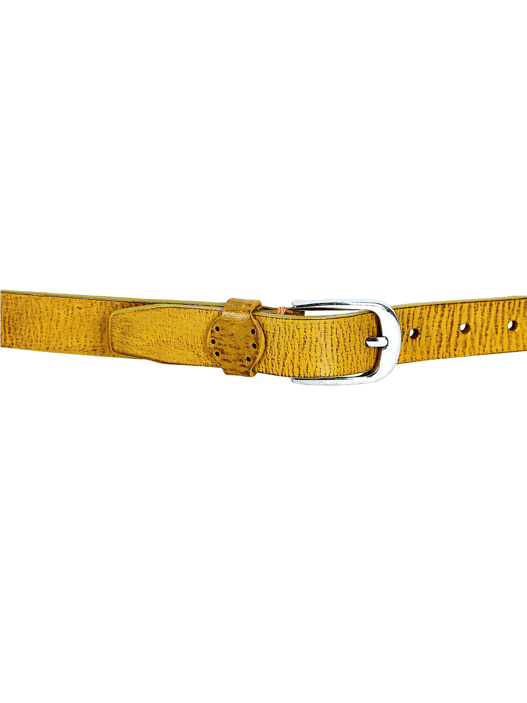 Women Casual, Evening, Party, Formal Orange Genuine Leather Belt