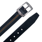 Load image into Gallery viewer, Leather World Pin Lock Buckle Genuine Leather Formal Casual Black Belt For Men Elegant Gift Box
