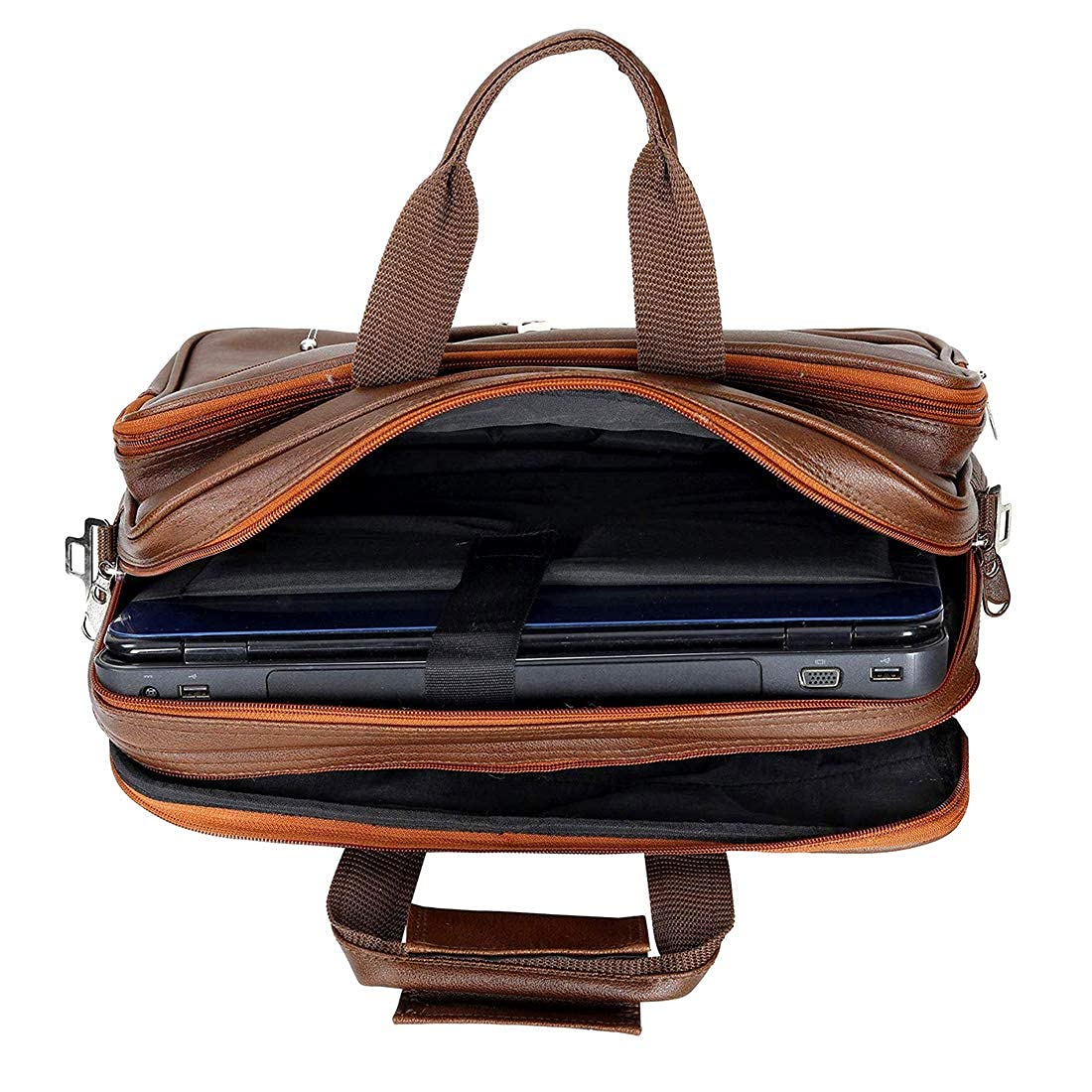 The Briefcase | Men's Leather Work Bag for 17 Inch Laptops – The Real  Leather Company