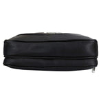 Load image into Gallery viewer, Leather World Vegan Leather Briefcase Laptop Office Bag for Men and Women with Padded Protection for 14 inch Laptop Black
