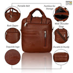 Load image into Gallery viewer, Leather World PU Leather Sling Bag Men Women Cross Body Travel Messenger
