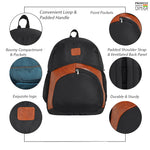 Load image into Gallery viewer, Fly Fashion Polyester Water Repellent Casual College Backpack for Laptop Bag up to 15.6 inch Men and Women
