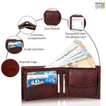 Load image into Gallery viewer, Luxurious Genuine Grainy Leather Wallet for Men
