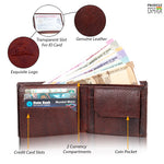 Load image into Gallery viewer, Leather World Genuine Grained Leather Wallet For Men
