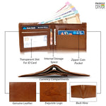 Load image into Gallery viewer, Genuine Grained Leather Trailblazer Wallet For Men

