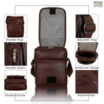 Load image into Gallery viewer, Leather World Unisex Sling Bag - Leatherworldonline.net
