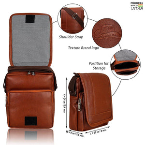 Leather World Unisex Sling Bag - Leatherworldonline.net