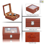 Load image into Gallery viewer, Leather World Unisex 8 Slots Watch Organiser Box - Leatherworldonline.net
