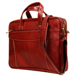 Load image into Gallery viewer, Leather World Maroon 15.6 inch Laptop Messenger Bag For Men and Women (Guaranteed Genuine Leather) - #OB1039 - Leatherworldonline.net
