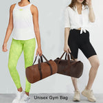 Load image into Gallery viewer, Unisex Classical Leatherette Gym Duffel Bag
