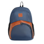Load image into Gallery viewer, Fly Fashion Polyester Water Repellent Casual College Backpack for Laptop Bag up to 16 inch Men Women Dark Blue
