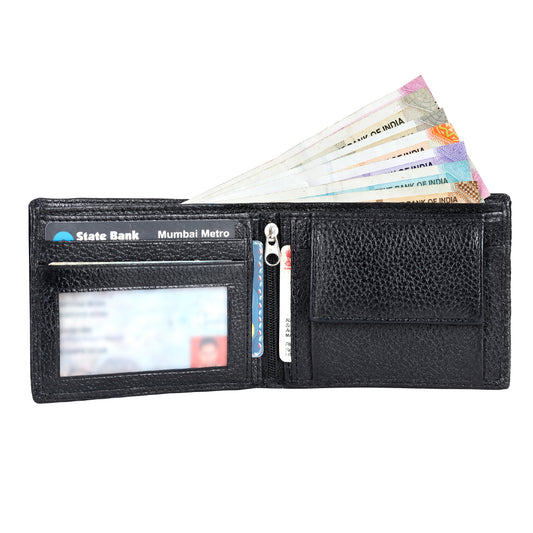 Leather World Stylish Genuine Grain Leather Wallet For Men