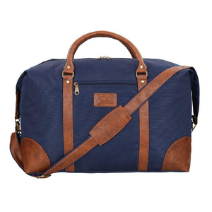 Luxurious Duffel Bag With Leatherette Swatch - Leatherworldonline.net