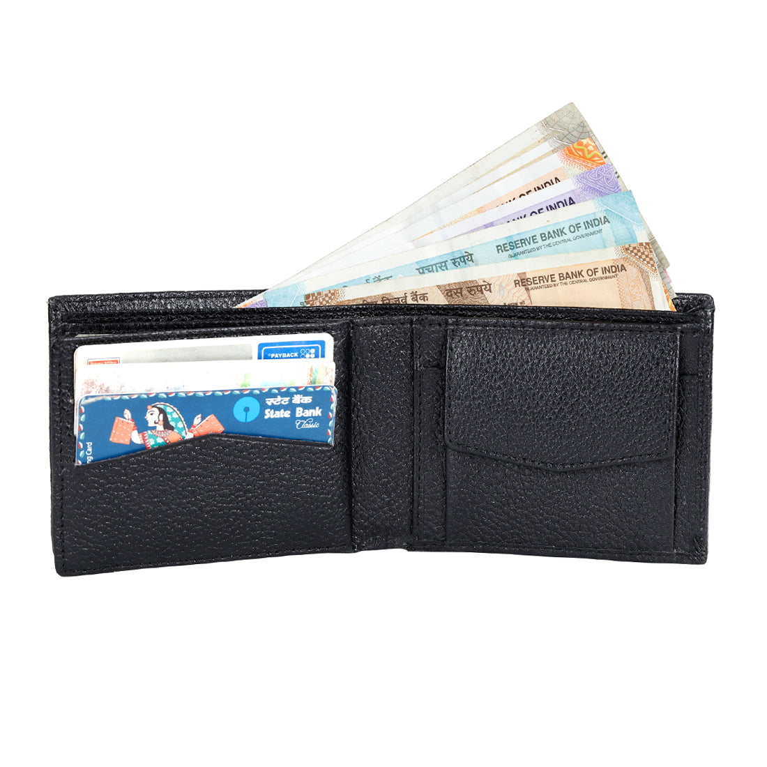 Luxurious Genuine Grainy Leather Wallet for Men