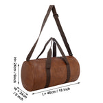 Load image into Gallery viewer, Unisex Classical Leatherette Gym Duffel Bag
