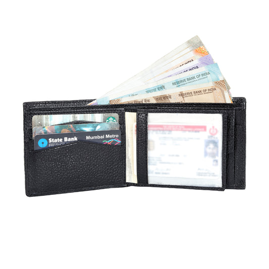 Luxurious Genuine Grainy Leather Wallet for Men