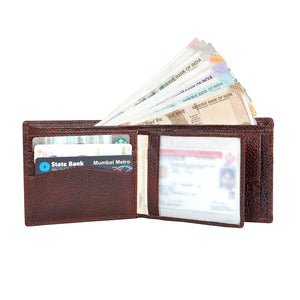 Luxurious Genuine Grainy Leather Wallet for Men