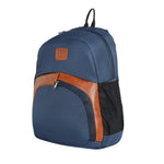 Load image into Gallery viewer, Fly Fashion Polyester Water Repellent Casual College Backpack for Laptop Bag up to 16 inch Men Women Dark Blue
