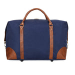 Load image into Gallery viewer, Luxurious Duffel Bag With Leatherette Swatch - Leatherworldonline.net
