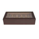 Load image into Gallery viewer, Leather World Watch Box for 12 Watches | Watch Case | Watch Holder | Watch Organizer Designer in Pu Leather
