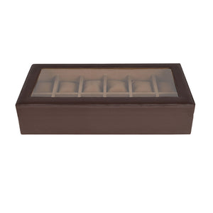 Leather World Watch Box for 12 Watches | Watch Case | Watch Holder | Watch Organizer Designer in Pu Leather