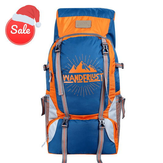 Orange Unisex Nylon Trekking Rucksack Bag Stylish Adventure Companion