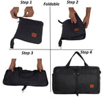Load image into Gallery viewer, Fly Fashion Polyester Fold able Travel Duffel Bag Men Luggage Women -(Grey)
